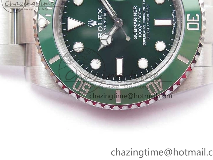 MiroTime 0523 Submariner 116610 LV Green Ceramic ZRF 1:1 Best Edition on SS Bracelet VR3135 (CF Bezel) EasyMatch 2761